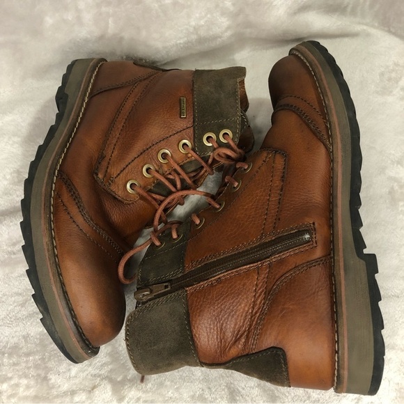 Geox Brown Leather Shoovy Urban Ankle Boot Amphibiox Size 40 (7) - Picture 5 of 11